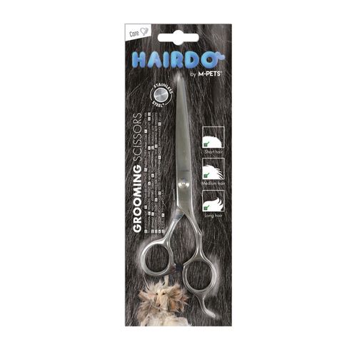 Tijera recta hairdo para perro M-pets