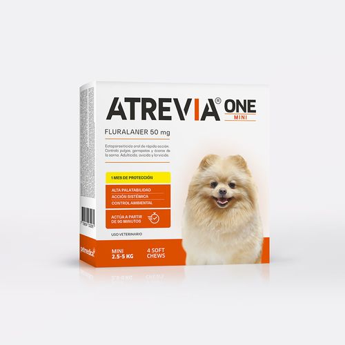 Antiparasitario oral para perro Atrevia one